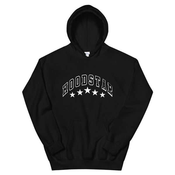 HOODSTAR 5tar Hoodie - Black-HOODSTAR