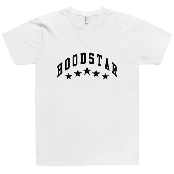 HOODSTAR 5tar Tee - White-HOODSTAR